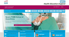 Desktop Screenshot of anaesthesia.severndeanery.nhs.uk