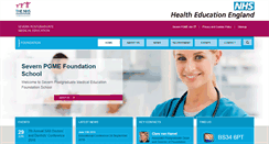Desktop Screenshot of foundation.severndeanery.nhs.uk
