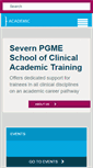 Mobile Screenshot of academic.severndeanery.nhs.uk